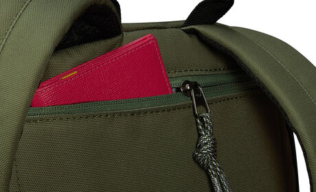 Secret back compartment