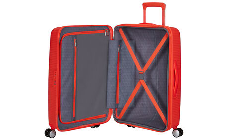 Inredning med en extra dragkedjeförsedd ficka