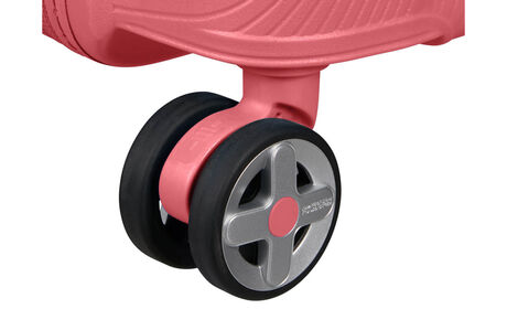 Shock absorbing double wheels