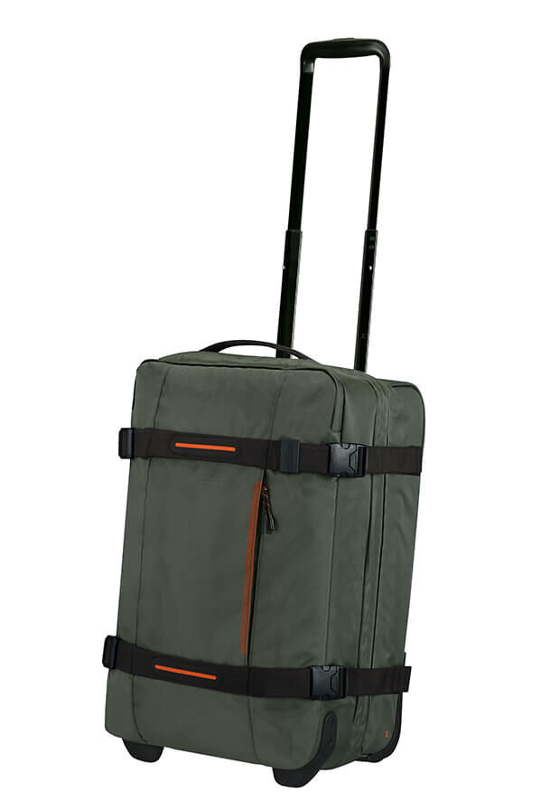 American Tourister Urban Track Duffle with Wheels S  Dark Khaki