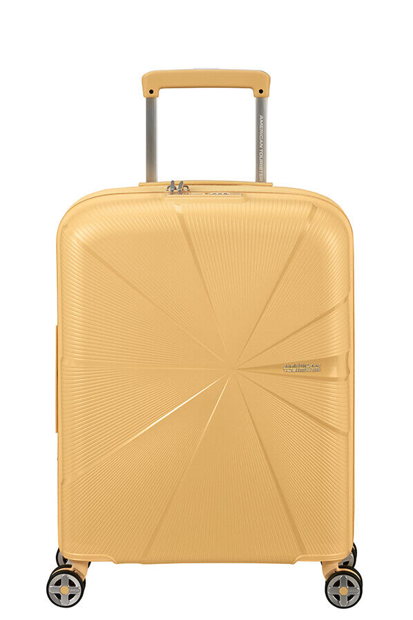 American Tourister StarVibe Spinner Expandable TSA 55cm  Metallic Banana