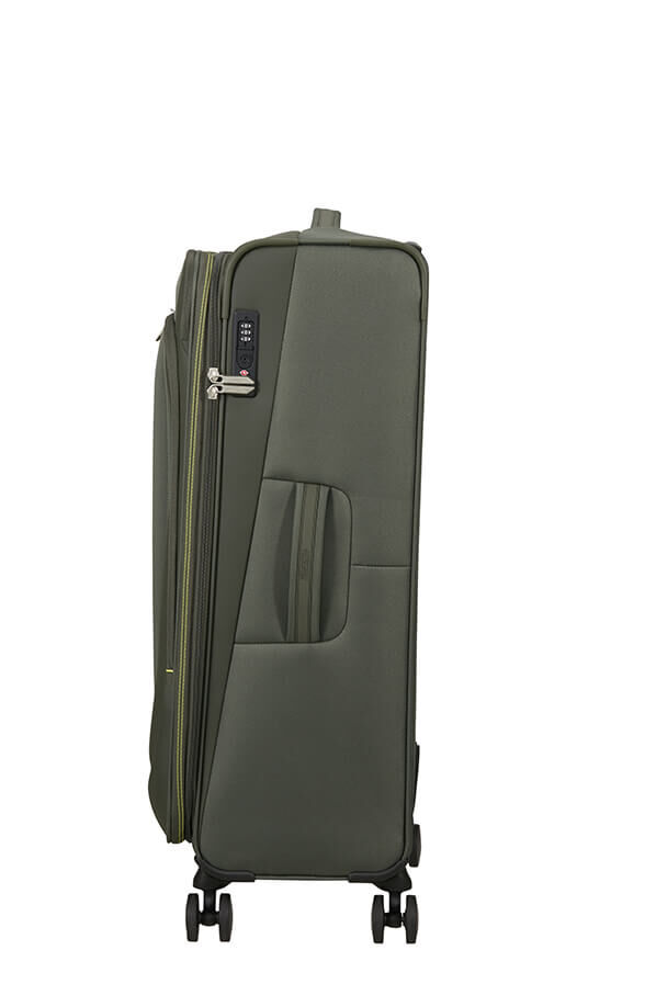 American Tourister Wanderlite Spinner EXP TSA L  Dark Khaki