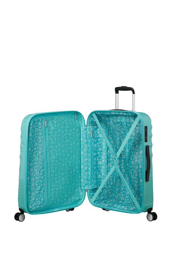 American Tourister Disney Wavebreaker Spinner TSA Disney Fl 67cm  Stitch Flower