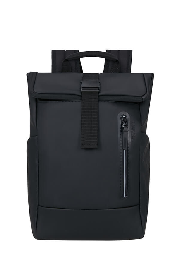 Urban Tide Ryggs&auml;ck 14'' rolltop 14" | American Tourister Urban Tide Rolltop Laptop Backpack 14'  Black
