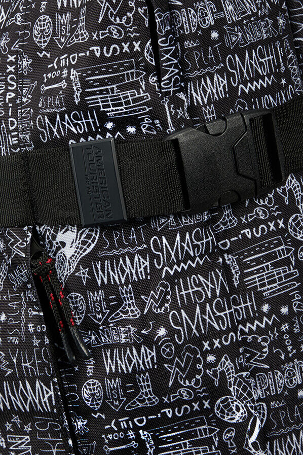 American Tourister Urban Track Disney Duffle with Wheels Marvel S  Spiderman Sketch