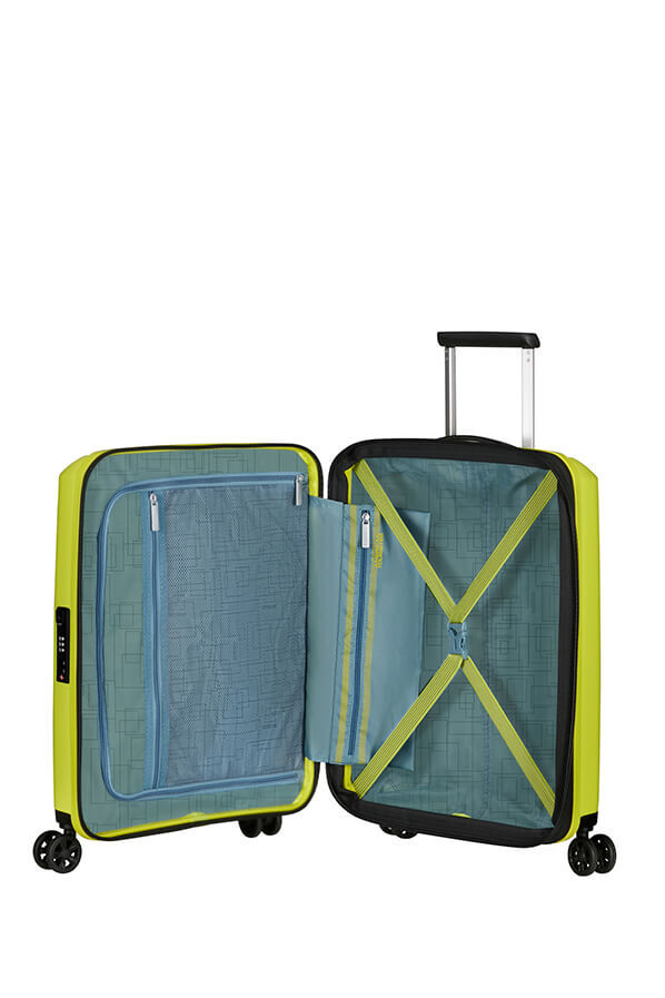 American Tourister Aerostep Spinner 55/20 Exp Tsa 55cm  Light Lime