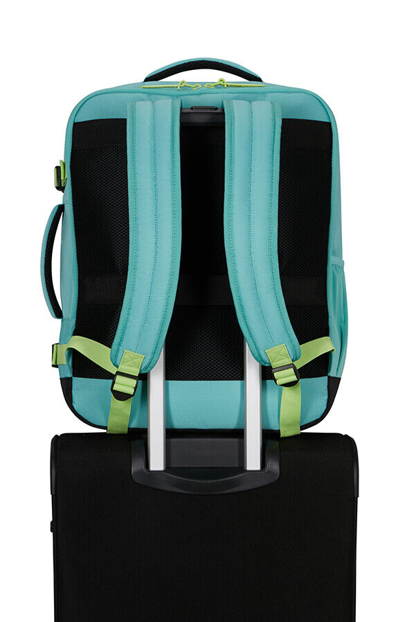 American Tourister Take2cabin Casual Backpack M  Dusty Turquoise/Lime