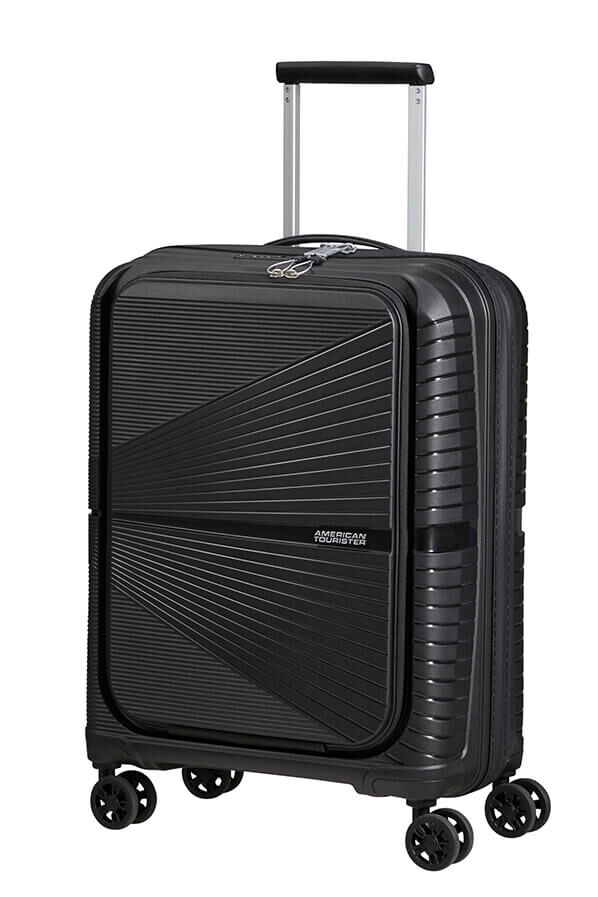 American Tourister Airconic Spinner Frontloader 15.6' 55cm  Onyx Black