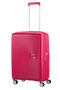 SoundBox Medium incheckning | American Tourister Soundbox Spinner Expandable 67cm Lightning Pink