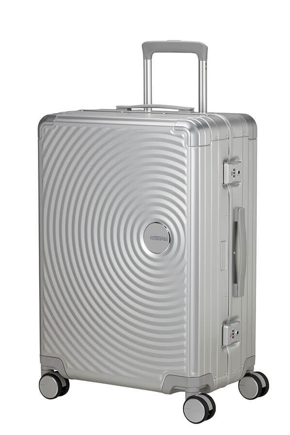 American Tourister Soundbox Alu Spinner TSA 68cm  Silver