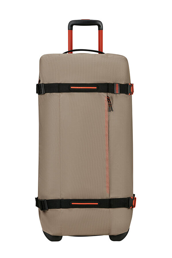 American Tourister Urban Track Duffle with Wheels Coated L  Beige/Orange