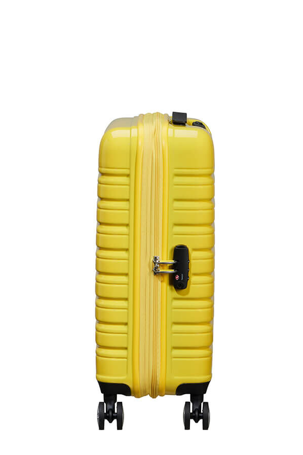 American Tourister Flashline Pop Spinner Exp TSA 55cm  Lemon Yellow