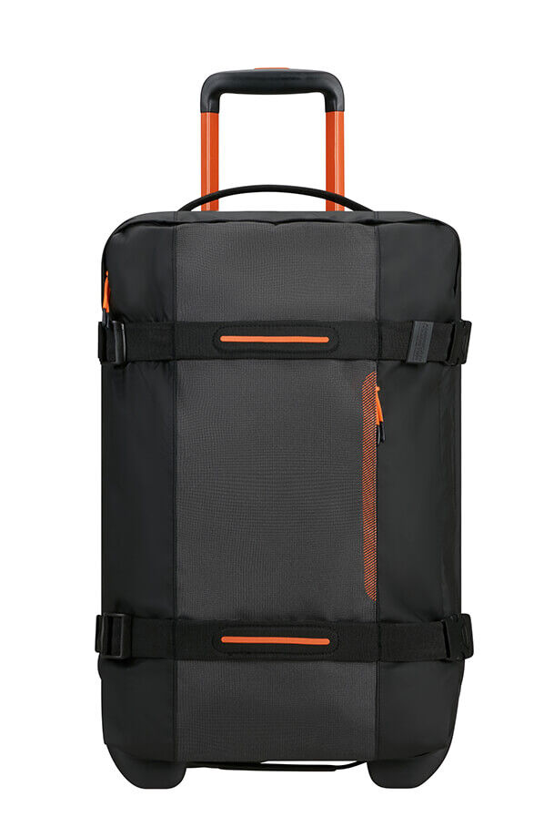 American Tourister Urban Track Duffle with Wheels Lmtd S  Black/Orange