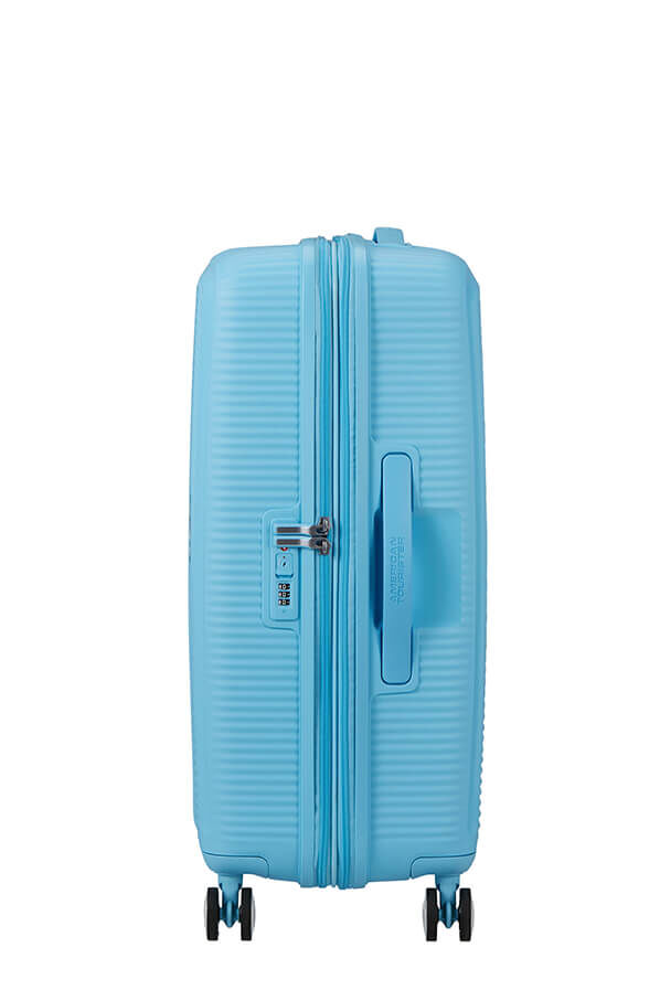 American Tourister SoundBox Spinner TSA Expandable 67cm  Blueberry Fizz