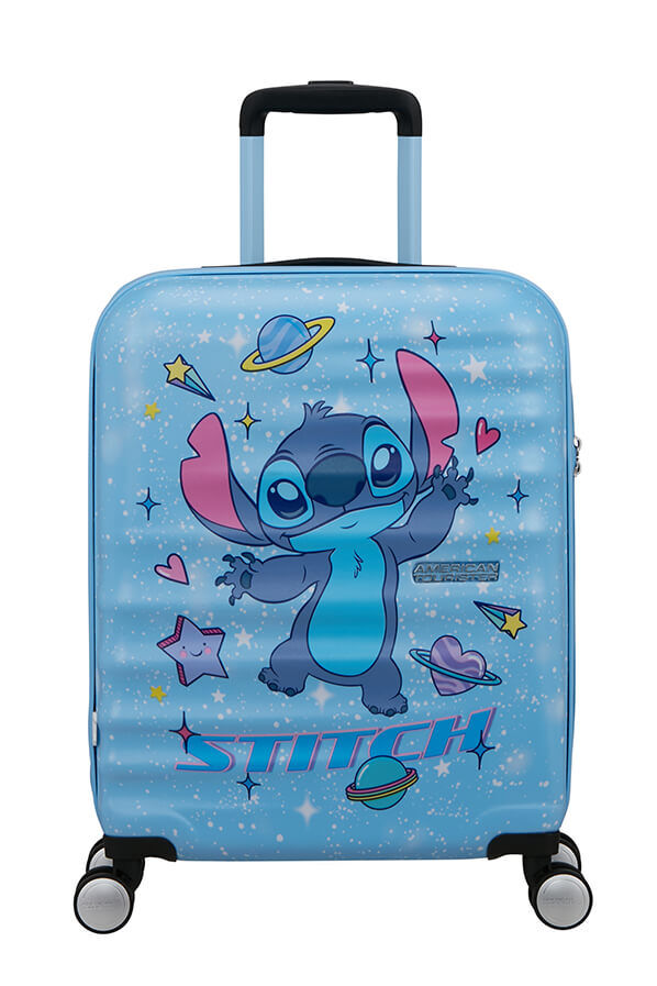 Disney Wavebreaker Kabinv&auml;skor | American Tourister Disney Wavebreaker Spinner TSA Disney Fl 55cm  Stitch Universe