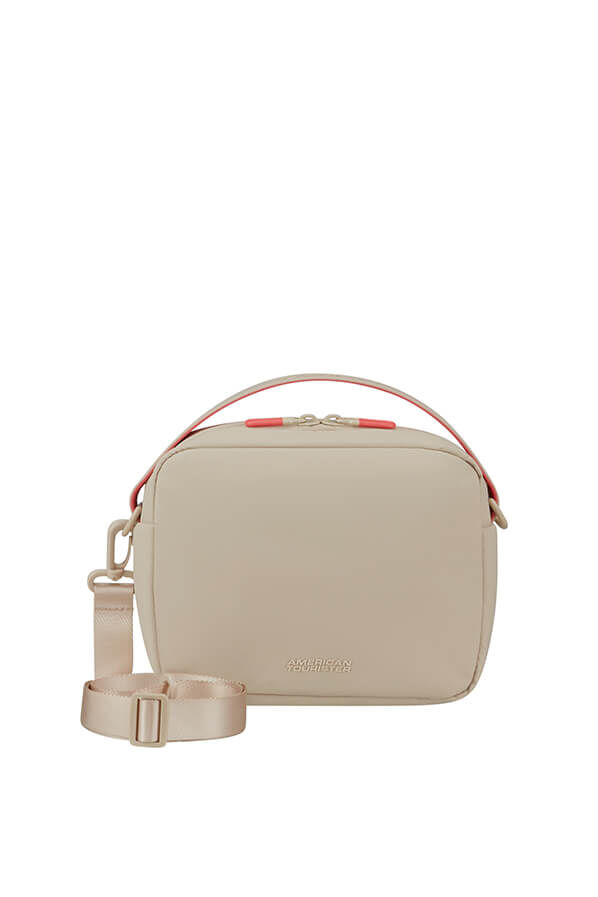 American Tourister Puffypop Pouch  Beige