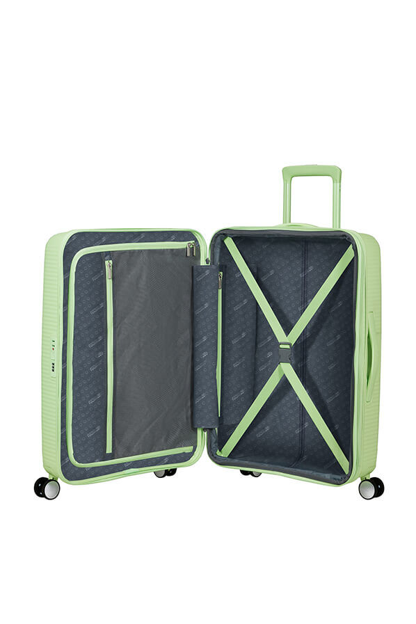 American Tourister SoundBox Spinner TSA Expandable 67cm  Kiwi Green