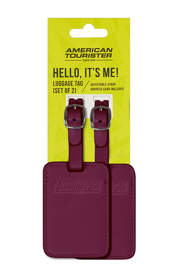 Luggage Tags Bagagebricka &ndash; Set med 2 st