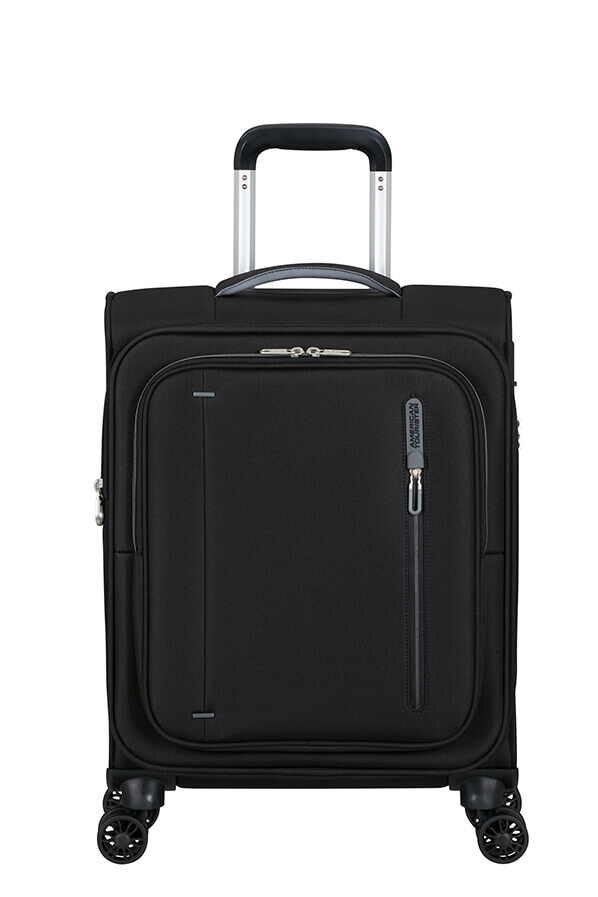 Cloudrider Kabinv&auml;skor | American Tourister Cloudrider Spinner EXP TSA S  Jet Black
