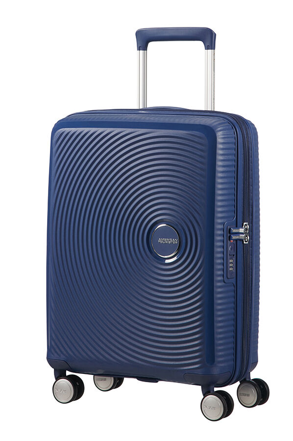 American Tourister Soundbox Spinner Expandable 55cm Midnight Navy