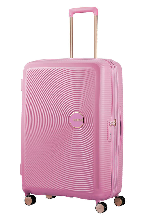 SoundBox Large Check-in Pearl Pink/Gold | Rolling Luggage Sweden
