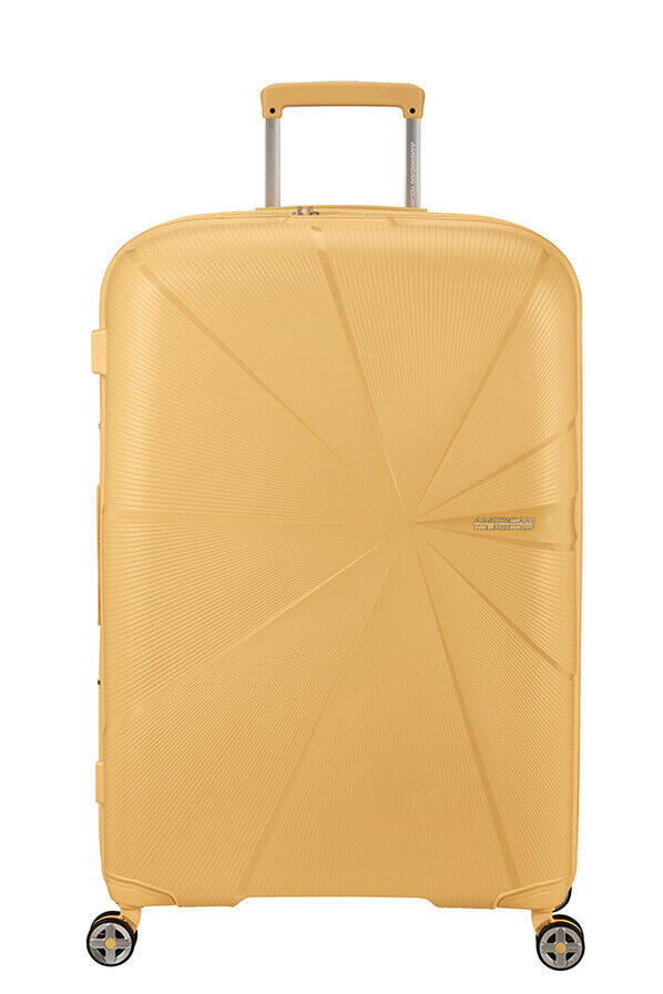 American Tourister StarVibe Spinner Expandable TSA 77cm  Metallic Banana