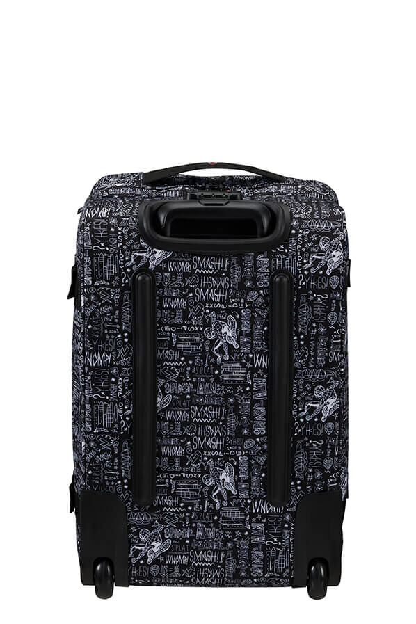 American Tourister Urban Track Disney Duffle with Wheels Marvel S  Spiderman Sketch