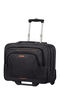 American Tourister At Work Rolling Tote  15.6inch Black/Orange
