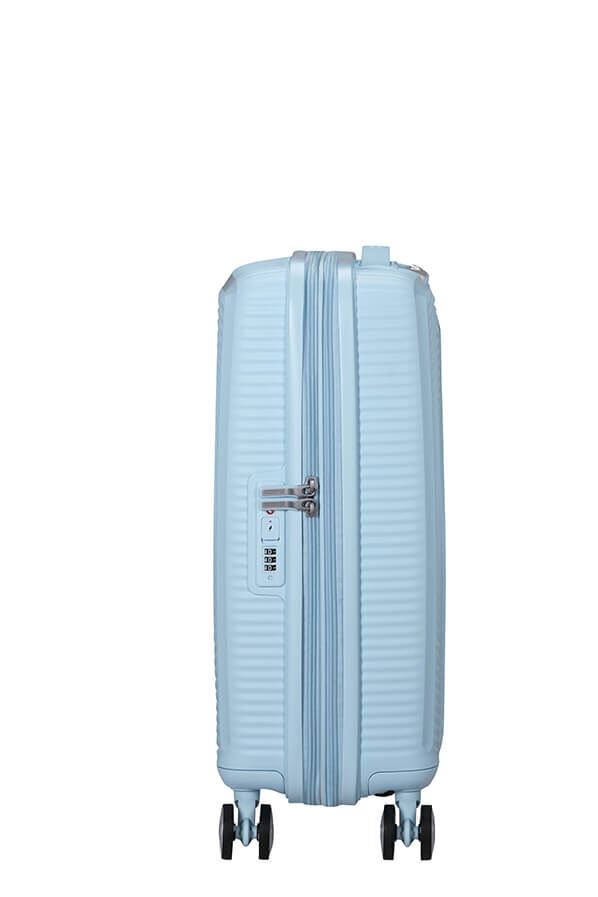 American Tourister SoundBox Spinner TSA Expandable 55cm  Pastel Blue
