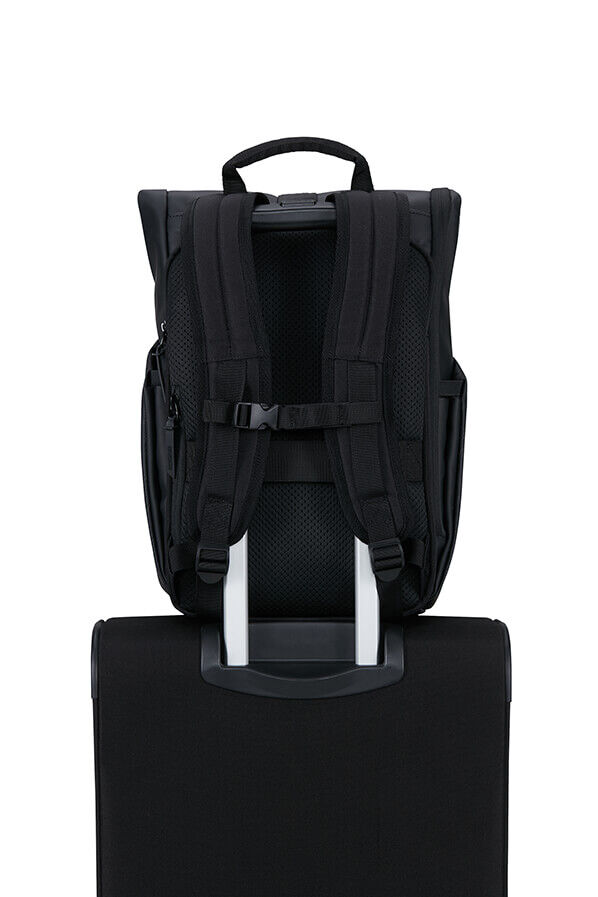 Urban Tide Ryggs&auml;ck 14'' rolltop 14" | American Tourister Urban Tide Rolltop Laptop Backpack 14'  Black