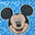 Mickey Lenticular Blue