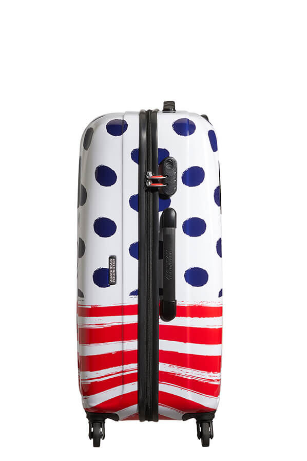 American Tourister Disney Legends Spinner 75cm  Mickey Blue Dots