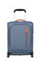 Cloudrider Resv&auml;ska med 2 hjul S/M | American Tourister Cloudrider Upright Underseater Tsa  Stone Blue