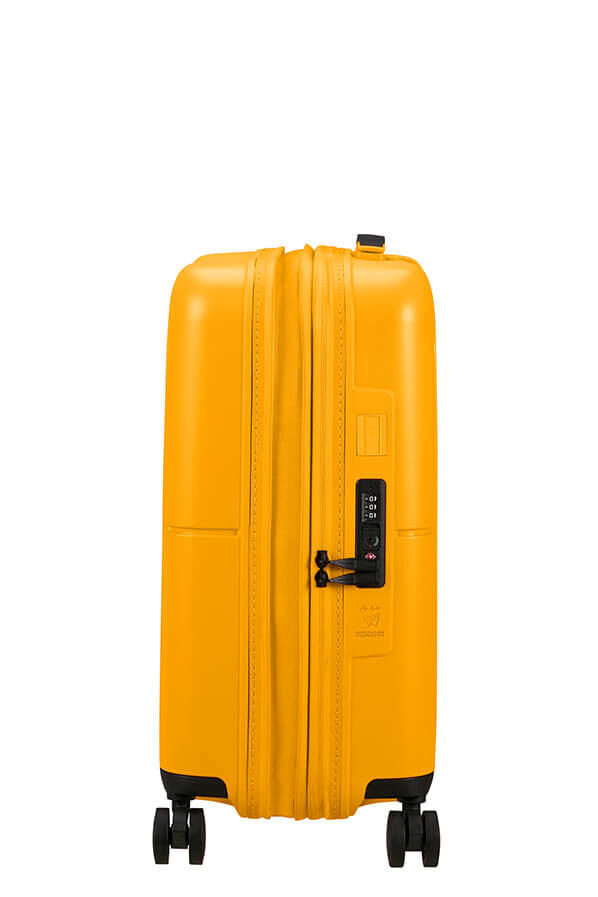 American Tourister DashPop Spinner Expandable TSA 55cm Golden Yellow