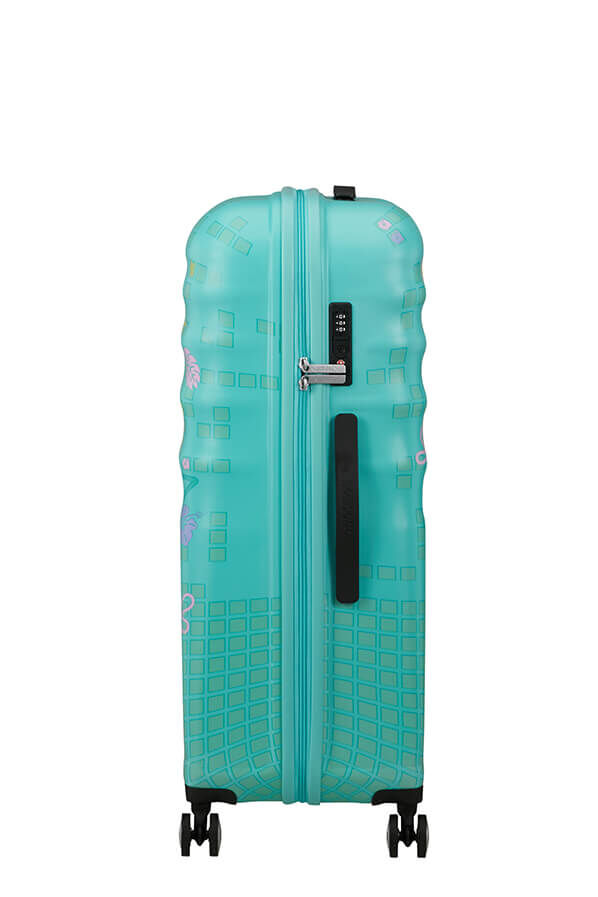 American Tourister Disney Wavebreaker Spinner TSA Disney Fl 77cm  Stitch Flower