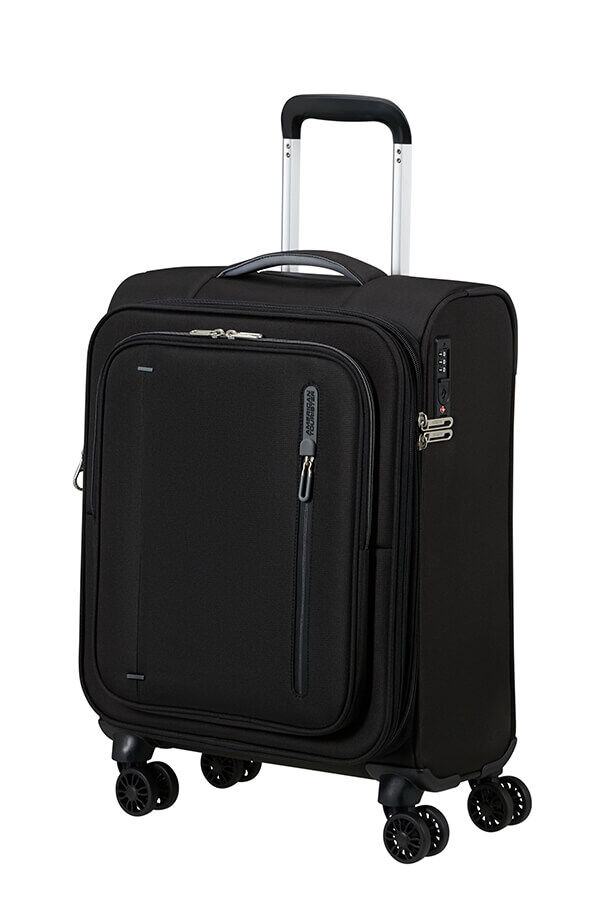 Cloudrider Kabinv&auml;skor | American Tourister Cloudrider Spinner EXP TSA S  Jet Black