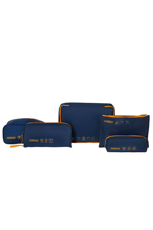 American Tourister American Tourist. Ta Packing Organizers 5Pcs  Navy/Orange