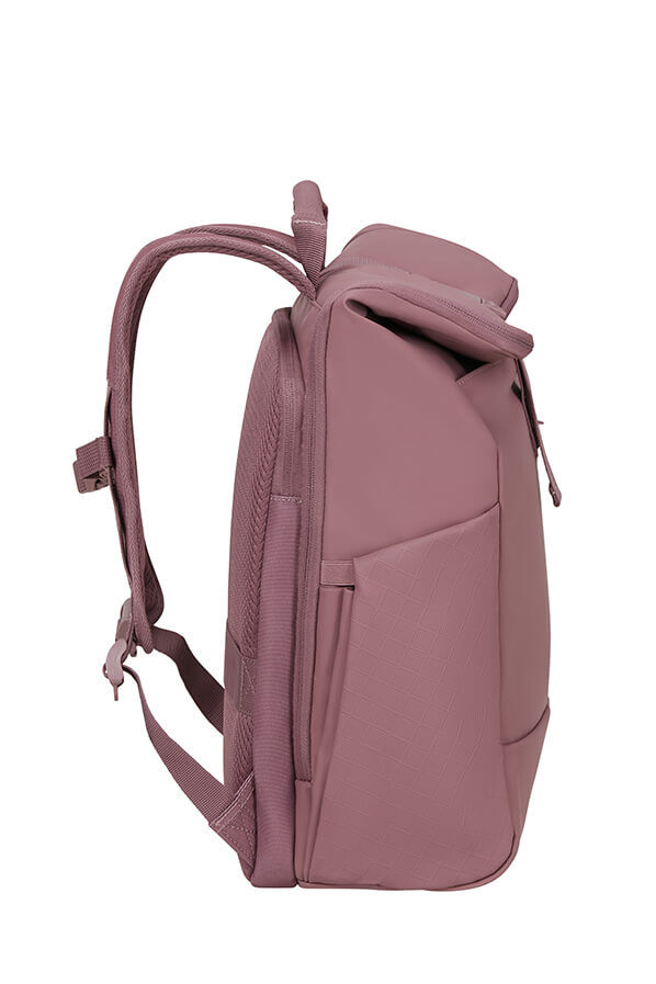 Urban Tide Ryggs&auml;ck 14'' rolltop 14" | American Tourister Urban Tide Rolltop Laptop Backpack 14'  Galactic Mauve