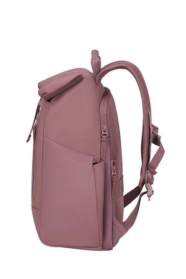 Urban Tide Ryggs&auml;ck 14'' rolltop 14" | American Tourister Urban Tide Rolltop Laptop Backpack 14'  Galactic Mauve