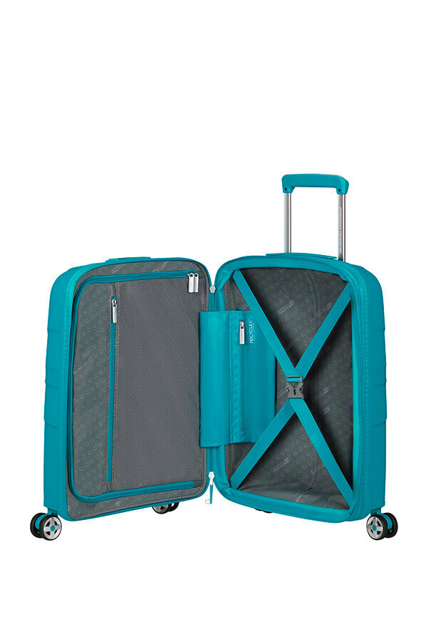 American Tourister Starvibe Spinner Expandable TSA 55cm Verdigris