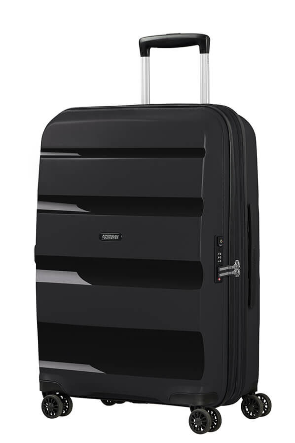 American Tourister Bon Air Dlx Spinner TSA Expandable 66cm  Black