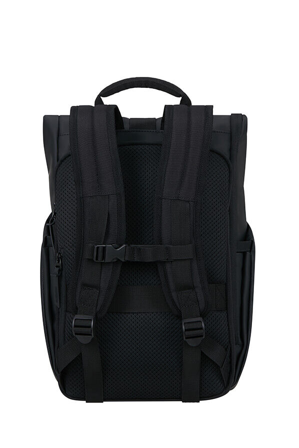 Urban Tide Ryggs&auml;ck 14'' rolltop 14" | American Tourister Urban Tide Rolltop Laptop Backpack 14'  Black