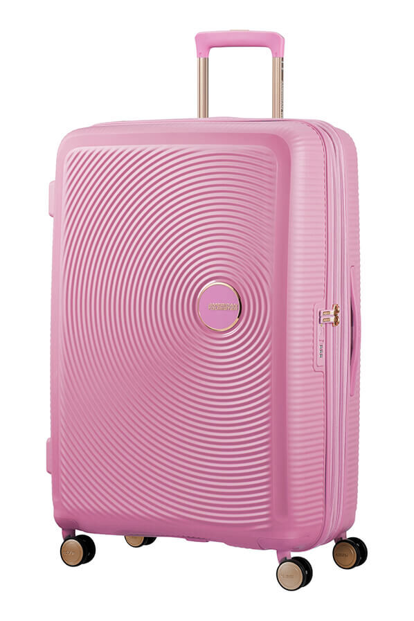 SoundBox Large Check-in Pearl Pink/Gold | Rolling Luggage Sweden