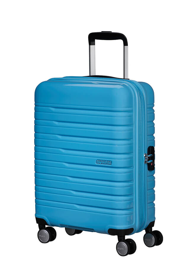American Tourister Flashline Pop Spinner Exp TSA 55cm  Cloudy Blue