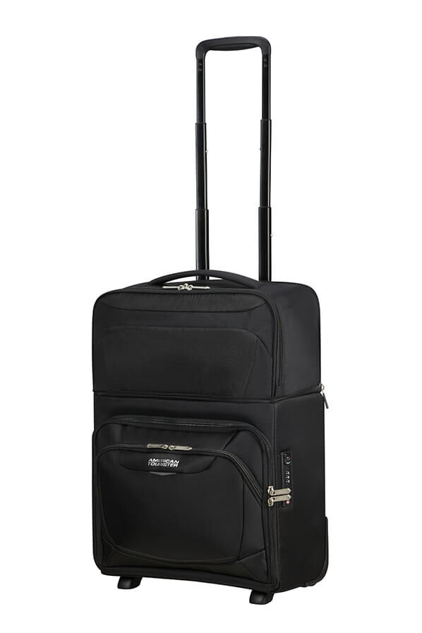 American Tourister SummerRide Upright Underseater Expandable Tsa Black