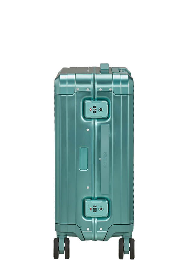 American Tourister Soundbox Alu Spinner TSA 55cm  Dusty Turquoise
