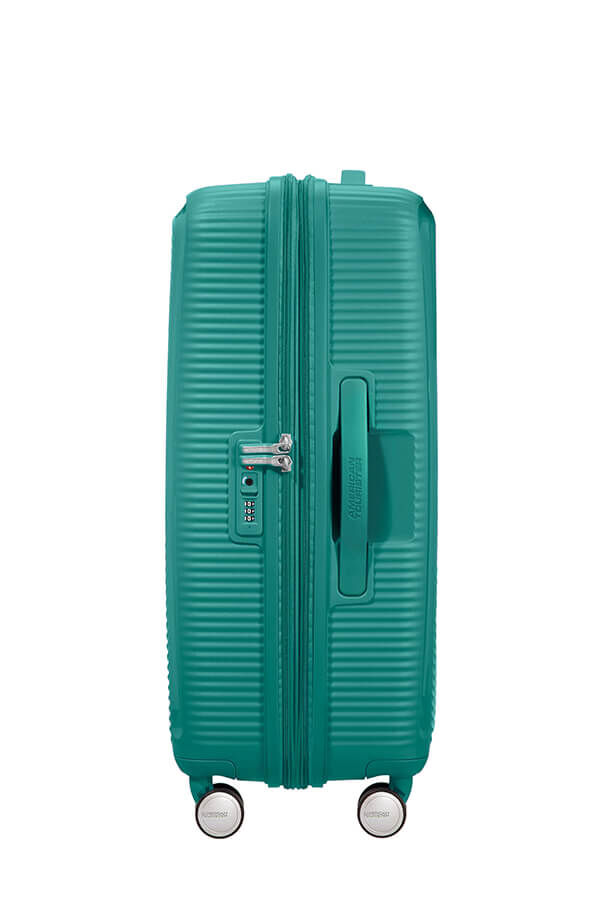American Tourister Soundbox Spinner TSA Expandable 67cm  Forest Green