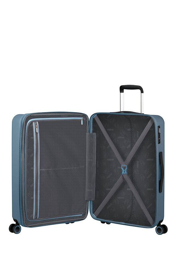 American Tourister Dynabelt Spinner EXP TSA 66cm  Rainstorm Blue