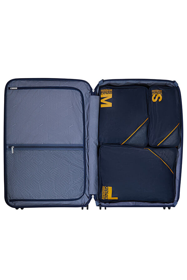 Packing Cubes Set med 3 packkuber | American Tourister American Tourist. Ta Packing Cubes S/M/L  Navy/Orange