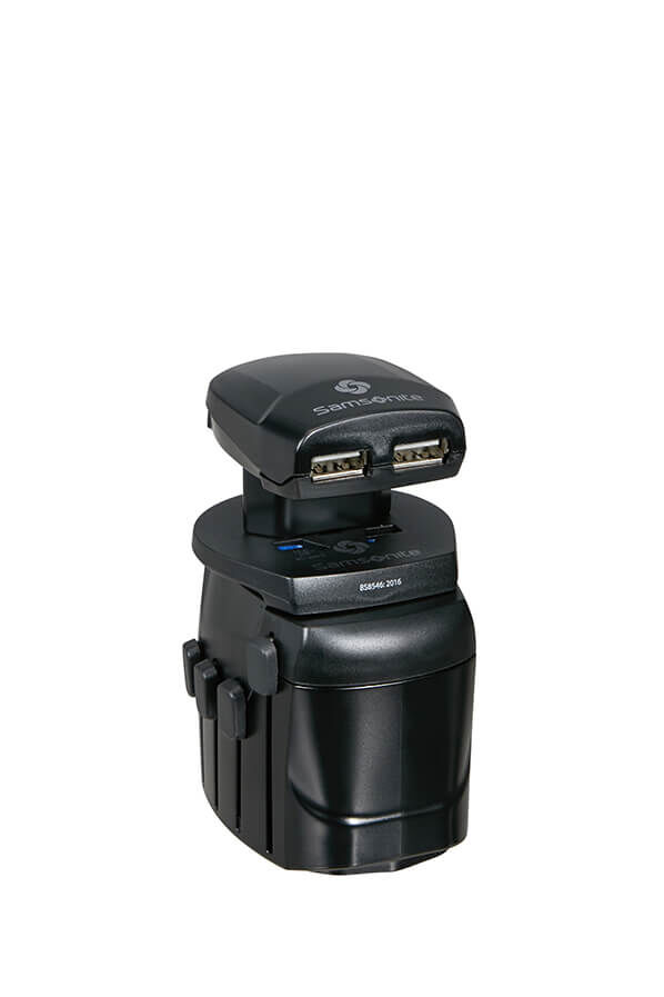 Samsonite Global Ta Worldwide Adapter + USB Black
